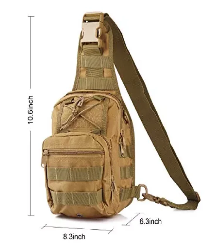 Mochila Militar Sling - táctica, resistente y versátil