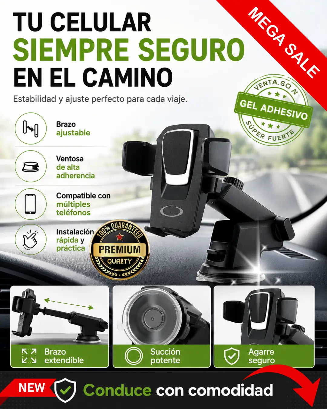 TITANGRIP-PRO®  El Soporte que Nunca se Cae