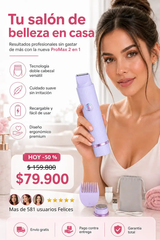 DEPILADORA 2 EN 1 PRO  UNISEX